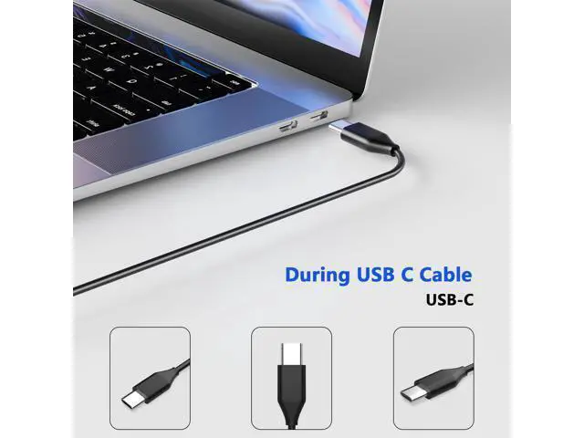 Alt view image 4 of 5 - 65W USB-C Charger Compatible with Microsoft Surface Pro 2-in-1 12/13 inch Laptop/Tablet 2025 2024 Copilot+ PC, 65W for Surface Pro X 11 10 9 8 7+ 7 Power Supply
