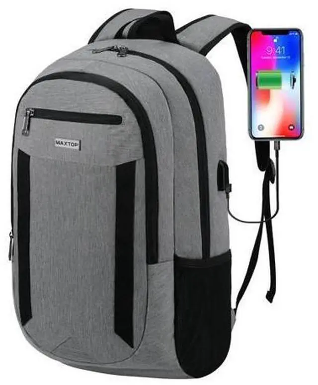 Main image of MAXTOP Travel Laptop Backpack Business Backpacks with USB Charging Port Water Resistant School College Bookbag