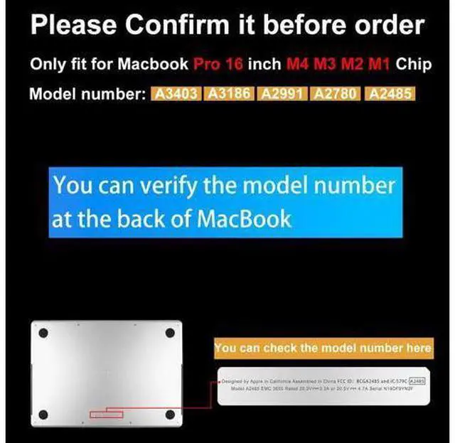 Main image of Teryeefi Case for MacBook Pro 16 inch M4/M3/M2/M1 Pro Max 2025-2021 Release (A3403/A3186/A2991/A2780/A2485), Laptop Hard Shell&Keyboard Cover&Screen Protector&Type C Adapter, Abstract Flowers A001