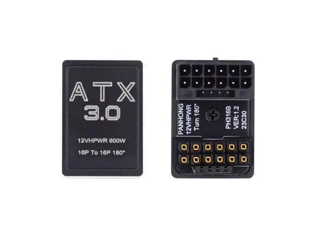 Alt view image 3 of 5 - chenyang ATX3.0 PCI-E 5.0 12VHPWR 16Pin Power Modular Change Direction Adapter UP Angled 360 Degree for 4080 5090TI Graphics Card