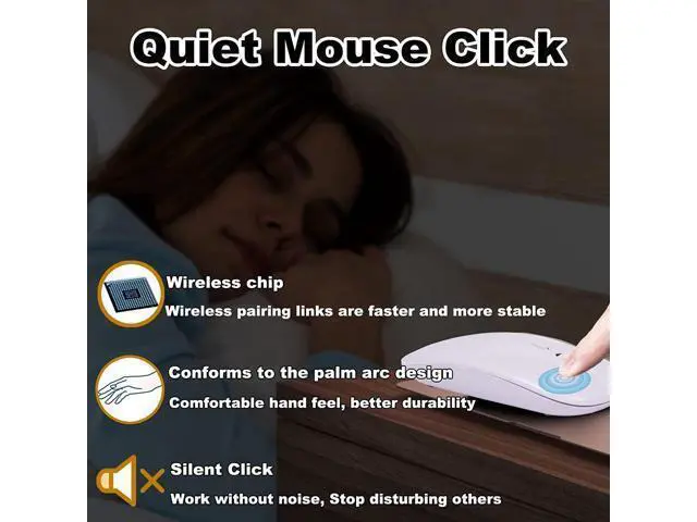 Alt view image 5 of 5 - Bluetooth Wireless Keyboard and Mouse Combo,Ultra-Slim Ergonomic Small Rechargeable Bluetooth Keyboard Mouse Set for Apple iPad iPhone Samsung Tablet Phone Android PC Computer Mac Smartphone(White)