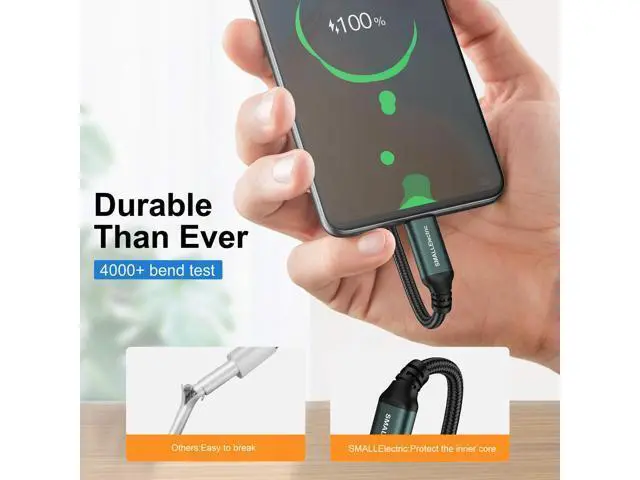 Alt view image 2 of 5 - 5Pack 10ft USB C Cable, Extra Long USB A to USB-C 10foot Type C Fast Charging Cable Compatible Galaxy S10 20 9 8 Plus a10e,Braided Rapid Charger Cord for Note 10 9 8,LG V50 V40 G8 G7(Green)
