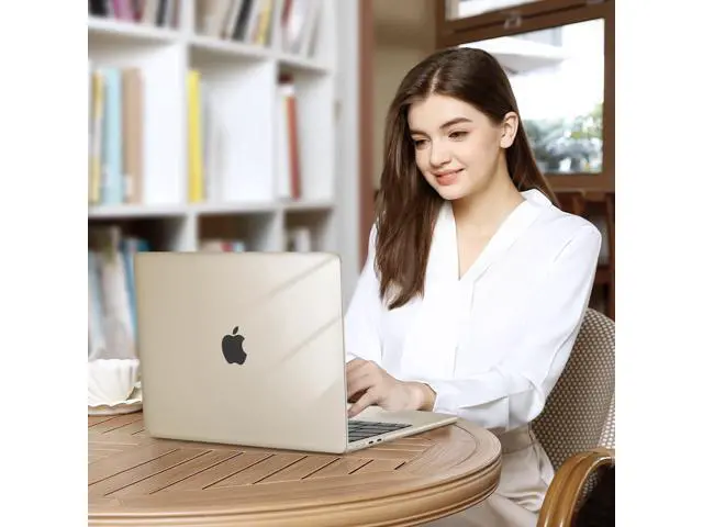 Alt view image 5 of 5 - MOSISO Compatible with MacBook Air 13 inch Case 2025 2024 2023 2022 M4 A3240 M3 A3113 M2 A2681, Plastic Hard Shell&Keyboard Cover&Screen Film&Type C for MacBook Air 13.6 inch Case, Crystal Starlight