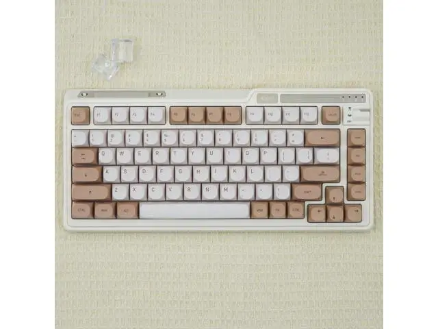 Alt view image 3 of 5 - 119 Keys PBT Keycaps Ma Profile Round Keycaps Set Fit for 60% 65% 75% 95% Cherry Mx Switches Mechanical Keyboard