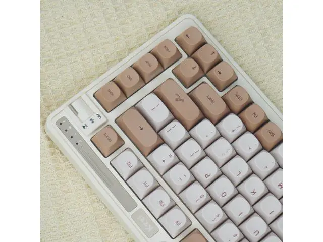 Alt view image 5 of 5 - 119 Keys PBT Keycaps Ma Profile Round Keycaps Set Fit for 60% 65% 75% 95% Cherry Mx Switches Mechanical Keyboard