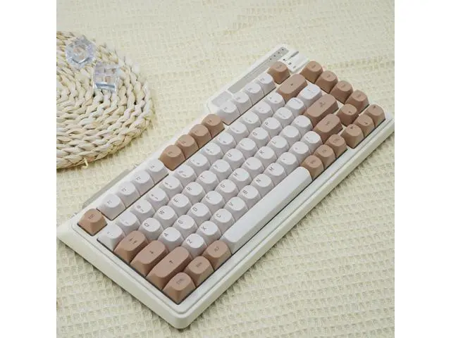 Alt view image 4 of 5 - 119 Keys PBT Keycaps Ma Profile Round Keycaps Set Fit for 60% 65% 75% 95% Cherry Mx Switches Mechanical Keyboard