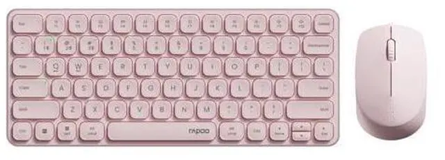 Main image of Rapoo Multi-Device Keyboard and Mouse Combo, 2.4GHz/Bluetooth 5.0/4.0 Wireless Keyboard & Mouse Set for Windows/Mac/Linux/Chrome, Support 4 Devices, Low-Profile Silent Click, Battery Powered, P