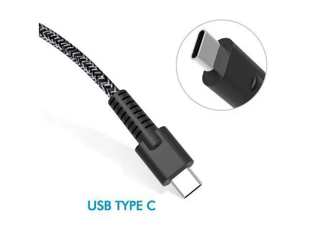 Alt view image 2 of 5 - Slim 65W USB C with USB AC Charger for HP Spectre x360 x2 Elite Elitebook 840 850 Envy x360 ProBook x360 Pavilion Split Chromebook x360 11 Laptop Power Adapter Cord