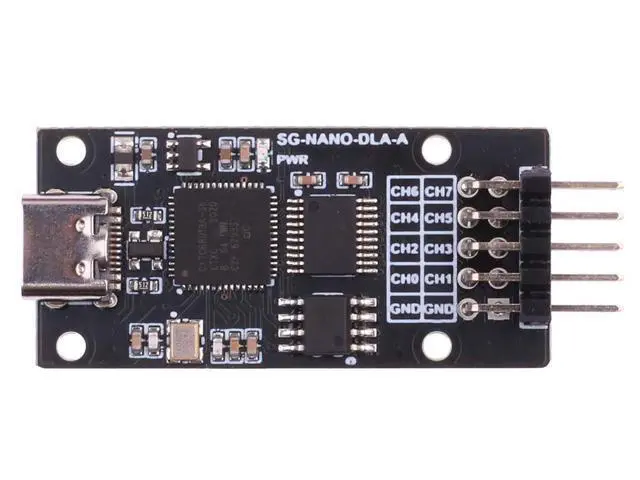 Alt view image 3 of 5 - Xicoolee 8-Ch Mini USB Logic Analyzer Base on CY7C68013A Chip with Sigrok PulseView Compatible with Windows/Linux/Mac