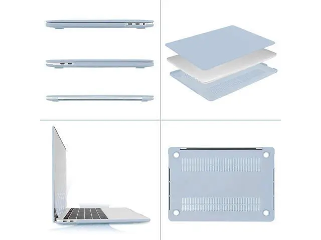 Alt view image 5 of 5 - MOSISO Compatible with MacBook Pro 13 inch Case M2 2025, 2024, 2023, 2022-2016 A2338 M1 A2251 A2289 A2159 A1989 A1708 A1706, Plastic Hard Shell&Keyboard Cover&Screen Film&Storage Bag, Baby Blue
