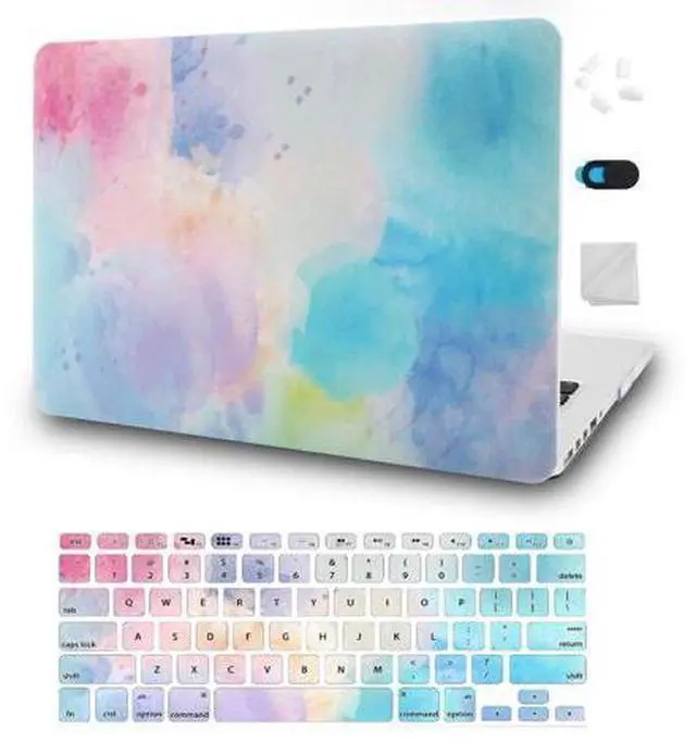 Main image of KECC Compatible with MacBook Pro 13 inch Case 2020-2025, 2016-2019 Release M2 M1 A2338 A2289 A2251 A2159 A1989 A1706 A1708 Plastic Hard Shell + Keyboard Cover, Blue Mist