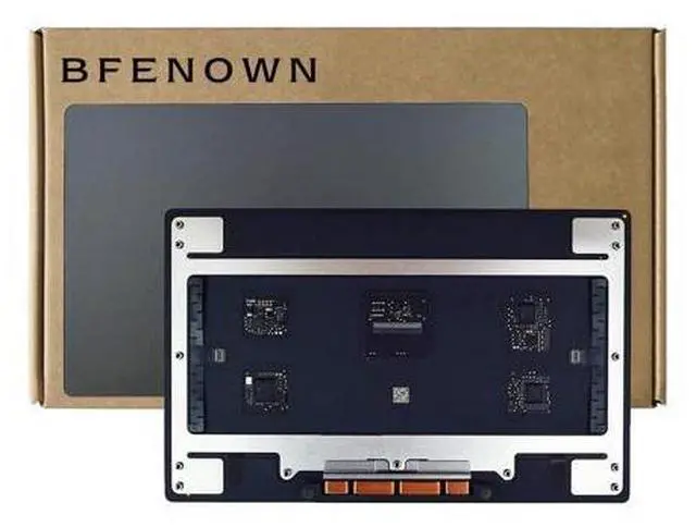 Main image of Bfenown Replacement Trackpad Touchpad Without Cable for MacBook Pro 15-Inch Touch Bar A1707 Late 2016 Mid 2017 EMC 3162 EMC 3072 821-00665-A, A1990 661-10347 (Late 2016-2019) Gray