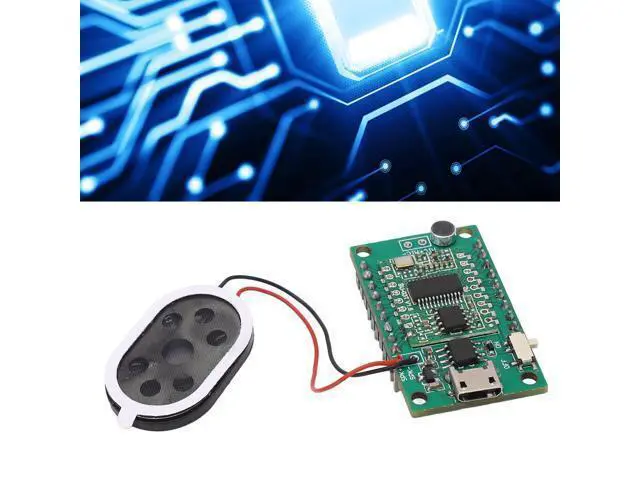 Alt view image 2 of 5 - PenRux AI Intelligent Voice Recognition Module, Offline Speak Control Development Board with Micro USB Interface, USB Sound Card for Various Peripherals, Relays, LED Lights, PWM Dimming
