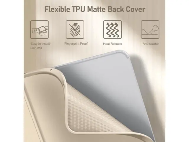 Alt view image 5 of 5 - FINTIE Keyboard Case for iPad Pro 11-inch M4 (2024) - Protective Soft TPU Back Stand Cover with Pencil Holder, Magnetically Detachable Wireless Bluetooth Keyboard, Starlight