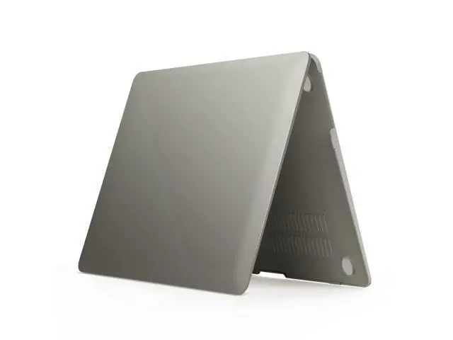 Alt view image 5 of 5 - IBENZER Compatible with Old Version MacBook Air 13 Inch Case (2017-2010 Release), Models: A1466/A1369, Plastic Hard Shell Case with Keyboard & Screen Cover for Mac Air 13, Gray, A13GY+2A