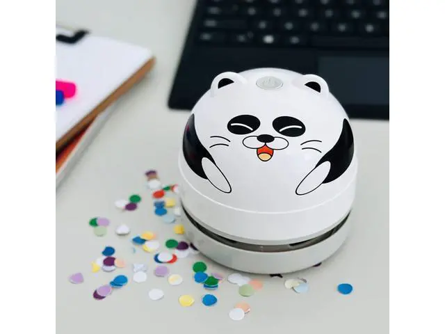 Alt view image 4 of 5 - allydrew Mini Portable USB Desktop Vacuum, Panda