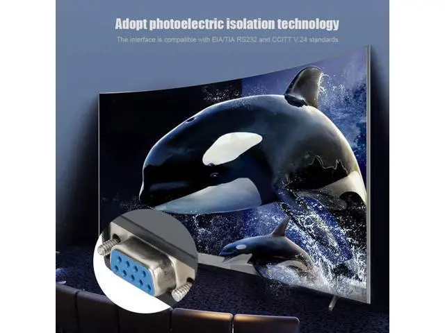 Alt view image 3 of 5 - Rs232 Optokoppler,Rs232 Opto Isolated Isolator,Rs232 Opto Isolated,Serial Opto Isolator Protectors Rs232 to 232 Interface Converter Photo Electric Isolator Optical Isolation