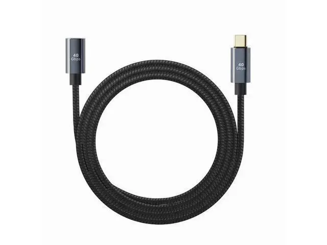Alt view image 2 of 5 - CY Cable USB4 Extension Cable Male to Female 40Gbps USB4.0 with 100W Charging and 8K@60Hz Compatible with iPhone 15 Laptop Thunderbolt3/4 (80cm)