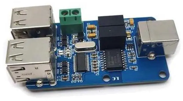 Main image of HiLetgo 4 Channels ADUM3160 B0505S 1500V USB to USB Voltage Isolator Module Support 12Mbps 1.5Mbps