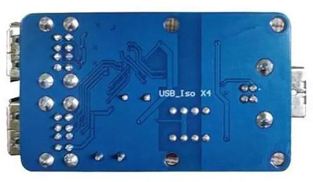 Alt view image 4 of 5 - HiLetgo 4 Channels ADUM3160 B0505S 1500V USB to USB Voltage Isolator Module Support 12Mbps 1.5Mbps