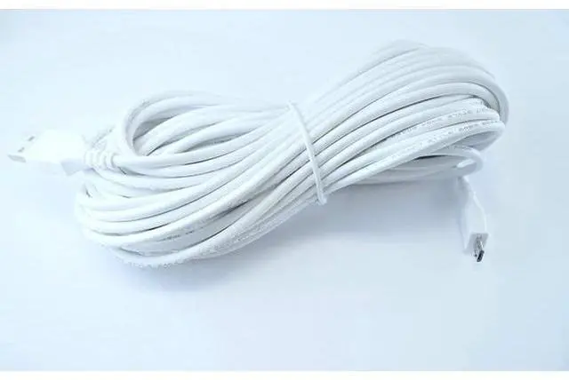 Main image of OMNIHIL White 30 Feet Long High Speed USB 2.0 Cable Compatible with VANKYO Burger 101 Wireless Pico Projector