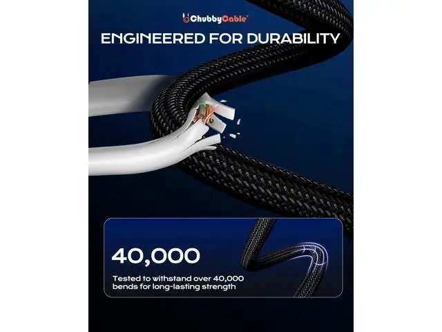 Alt view image 4 of 5 - chubbycable Curly Chubby Retractable Fast Charging Cable 120W Coiled Charger Cord for Car Durable USB C Cable Compatible with iPhone 17-15 Series, Dark Blue+Dark Blue, Type-C to Type-C, 2.13FT-6.56FT