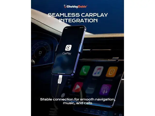 Alt view image 5 of 5 - chubbycable Curly Chubby Retractable Fast Charging Cable 120W Coiled Charger Cord for Car Durable USB C Cable Compatible with iPhone 17-15 Series, Dark Blue+Dark Blue, Type-C to Type-C, 2.13FT-6.56FT