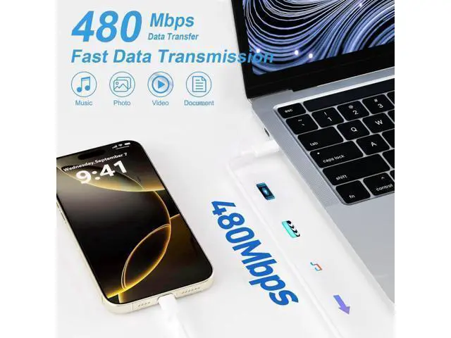 Alt view image 4 of 5 - 20W Fast USB C Speaker Charger Cord Fit for Sonos Roam & Roam 2 Bluetooth Speakers Charging Power Cord(5Ft)