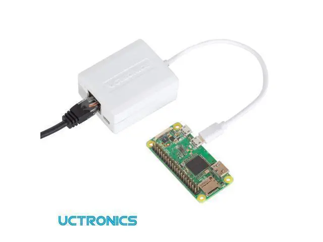 Alt view image 4 of 5 - UCTRONICS Upgraded Ethernet and Power for Raspberry Pi Zero, Micro USB to Ethernet/PoE Adapter for Fire TV Stick, Chromecast, Google Mini and More, IEEE 802.3af Compliant