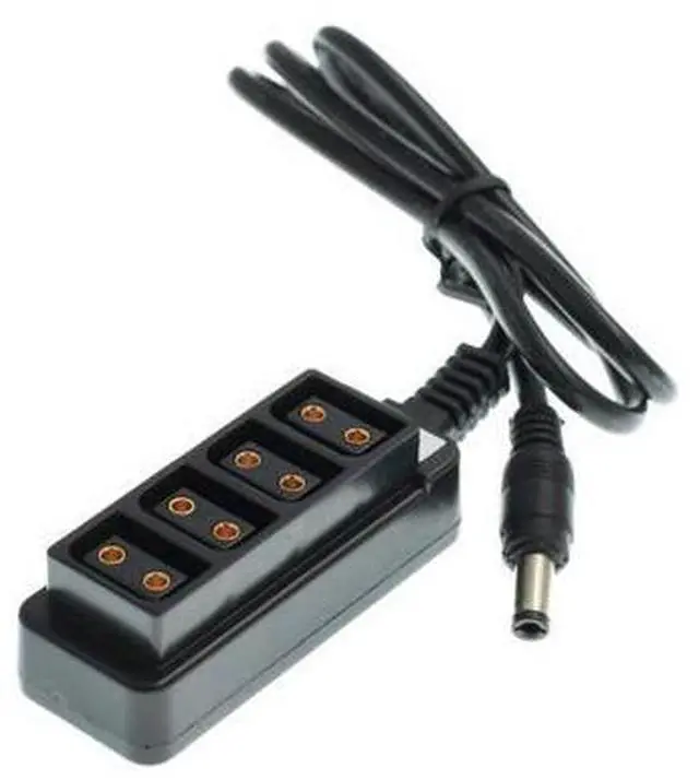 Main image of DRRI 2.5mm DC to 4 Port Female Splitter Hub Power Cable for Camcorder/Camera