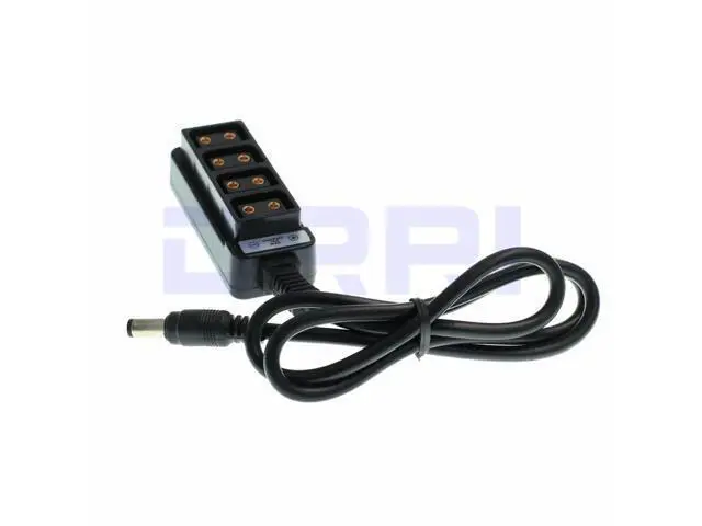 Alt view image 2 of 4 - DRRI 2.5mm DC to 4 Port Female Splitter Hub Power Cable for Camcorder/Camera