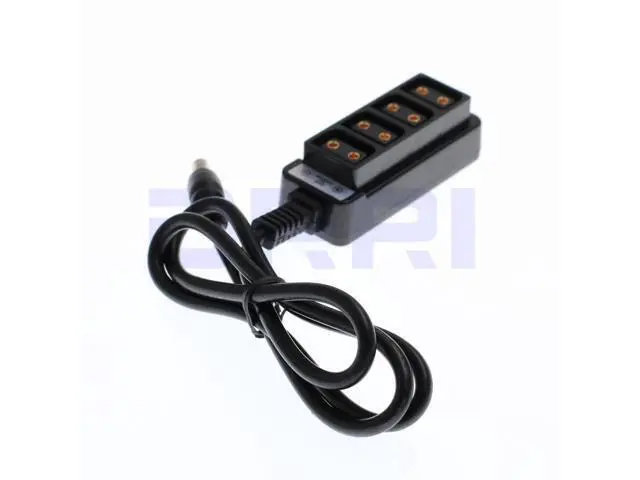 Alt view image 3 of 4 - DRRI 2.5mm DC to 4 Port Female Splitter Hub Power Cable for Camcorder/Camera