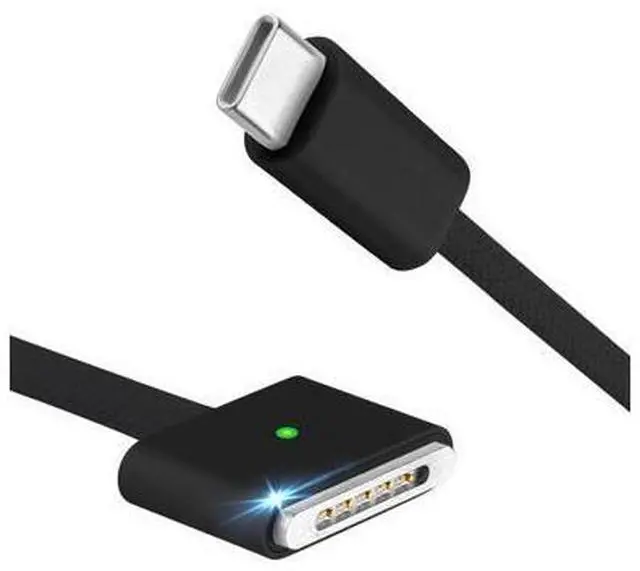 Main image of RULGOI 140W USB-C to Magnetic 3 Charging Cable, Compatible with MacBook Air 2023/2022 (M2), Pro 2021 (M3, M1, 14-16 inches) 6.6 feet - Black