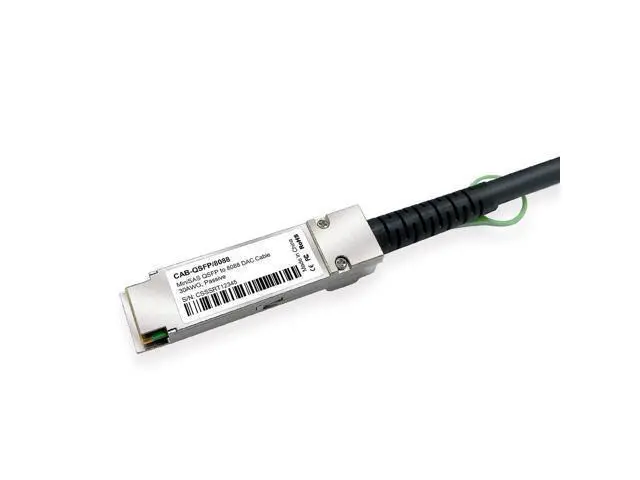 Alt view image 2 of 4 - ipolex QSFP(SFF-8436) to MiniSAS SFF-8088 DDR Hybrid SAS Cable for Netapp, Passive, Up to 10 Gbps, 100-Ohm, 2-m(6.5ft)