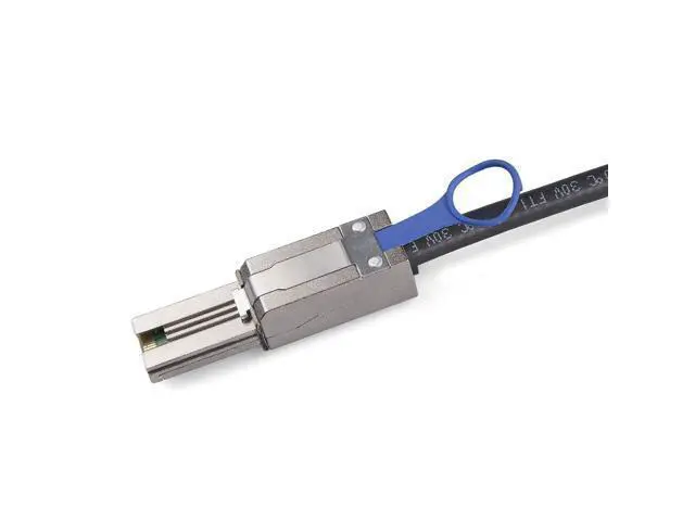 Alt view image 3 of 4 - ipolex QSFP(SFF-8436) to MiniSAS SFF-8088 DDR Hybrid SAS Cable for Netapp, Passive, Up to 10 Gbps, 100-Ohm, 2-m(6.5ft)