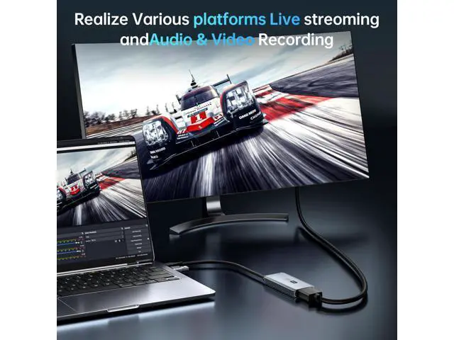 Alt view image 5 of 5 - XIIXMASK USB 3.0 Video Capture Card with 100W PD - HDMI to USB/USB-C Capture Card 1440P 30fps & 1080P 60fps Video Capture Device for Streaming, Game Recording, Compatible for Quest 3, Switch, PS4/PS5