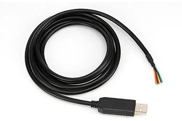 Main image of Green-utech 6ft FT232RL USB to 5v TTL Uart Serial Cable TTL -232r-5v We Cable Connector Wire End