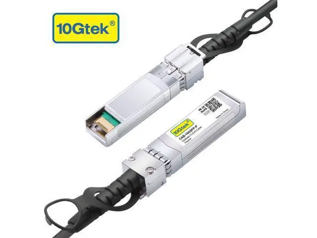 Alt view image 2 of 5 - SFP+ DAC Twinax Cable, 10G Direct Attach Copper Passive Cable, SFP+ to SFP+ Patch Cable, Compatible with Intel XDACBL3M, 3-Meter(10ft)