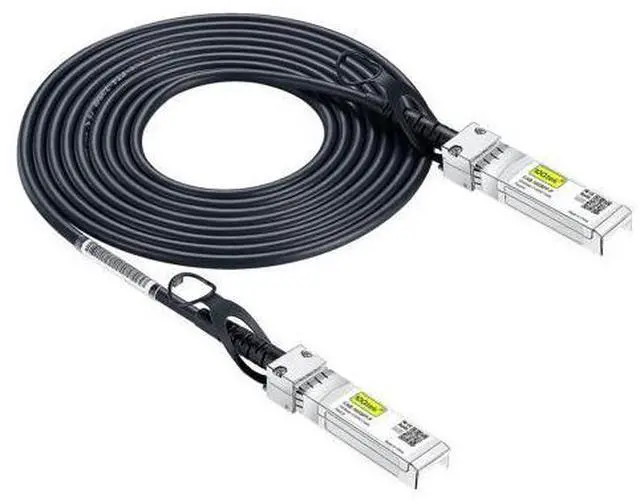 Main image of SFP+ DAC Twinax Cable, 10G Direct Attach Copper Passive Cable, SFP+ to SFP+ Patch Cable, Compatible with Intel XDACBL3M, 3-Meter(10ft)