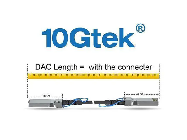 Alt view image 4 of 5 - SFP+ DAC Twinax Cable, 10G Direct Attach Copper Passive Cable, SFP+ to SFP+ Patch Cable, Compatible with Intel XDACBL3M, 3-Meter(10ft)