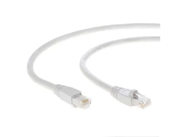 Alt view image 4 of 5 - InstallerParts Ethernet Cable CAT6A Cable UTP Booted 20 FT - White - Professional Series - 10Gigabit/Sec Network/High Speed Internet Cable, 550MHZ