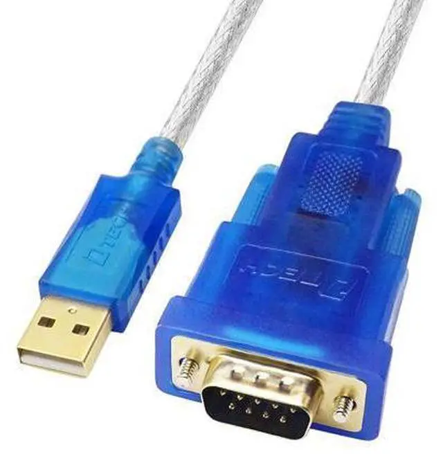Main image of DTech USB to Serial Adapter Cable 16 ft DB9 Male RS232 to USB Cord with FTDI Chip Supports Windows 11 10 8 7 Mac Linux (5m)