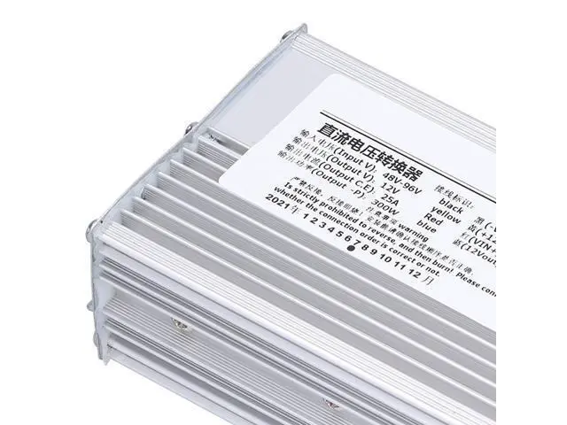 Alt view image 5 of 5 - DC 48V-96V to 12V Converter 300W 25A Step-Down Voltage Regulator Aluminum Alloy Power Supply for Automotive Marine Applications