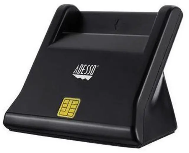 Main image of Adesso SCR-300 Desktop Smart ID Credit Card Reader CAC Card Reader Military, DOD USB Common Access CAC, Compatible with Windows, Mac OS
