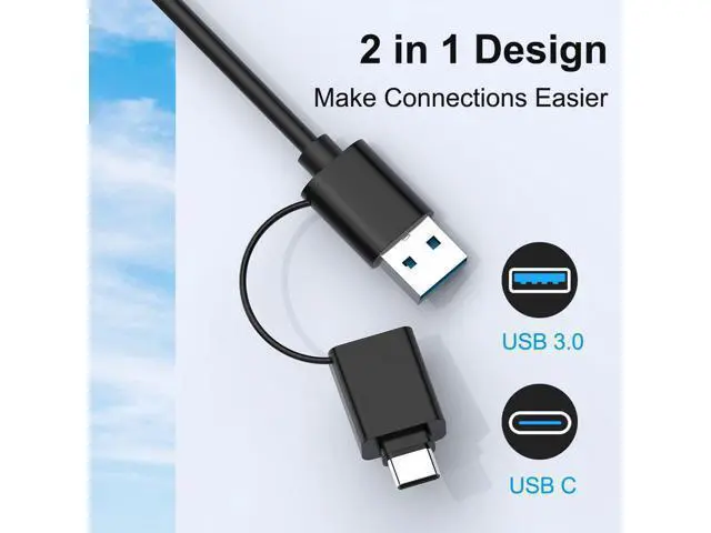Alt view image 3 of 5 - USB C USB3.0 Multi Card Reader for SD, CF, Micro SD, XD, MS Cards - 7 in 1 Adapter Hub for Windows, Mac, Linux, Android