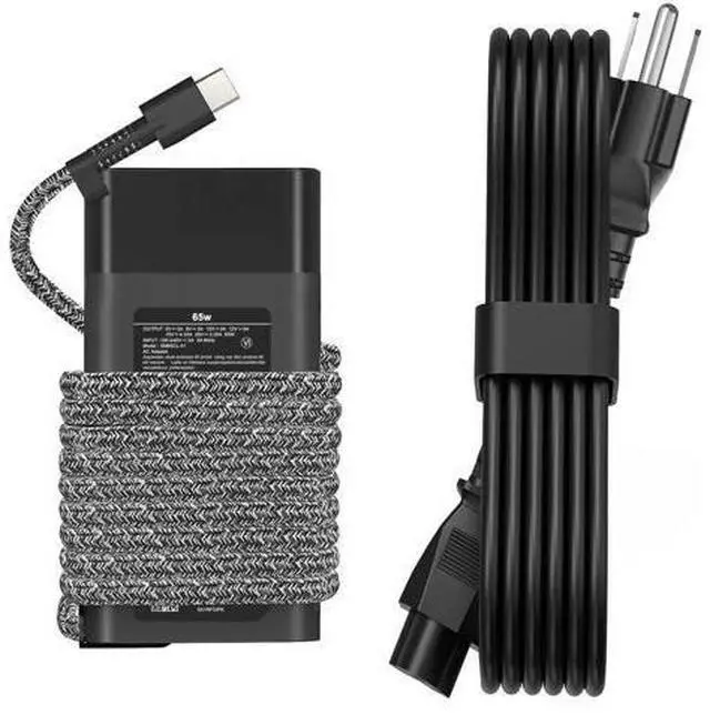 Main image of JEIBAO New Slim 65W USB C Laptop Charger Compatible with HP Chromebook X360, Envy X360, Elitebook X360, Spectre X360, Elitebook/Chromebook/Elite x2/Envy/ProBook Travel Type C Power Cord Supply