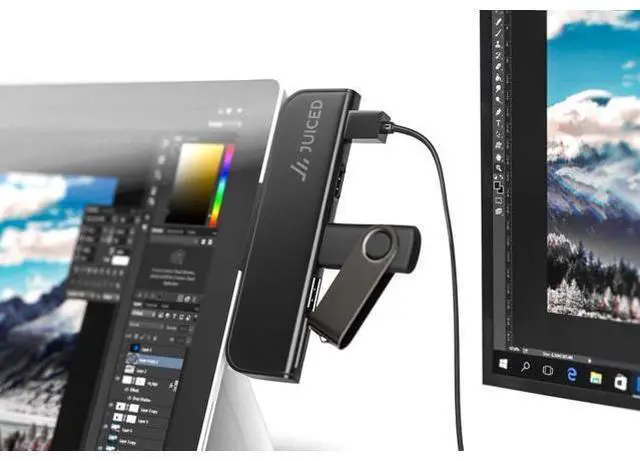 Main image of Juiced Systems Optix Surface Pro 6 Adapter - 2X USB 3.0 ^^ HDMI ^^ Mini DP ^^ SD ^^ Micro SD - Designed for Surface Pro 6 ^^ 5 ^^ 4