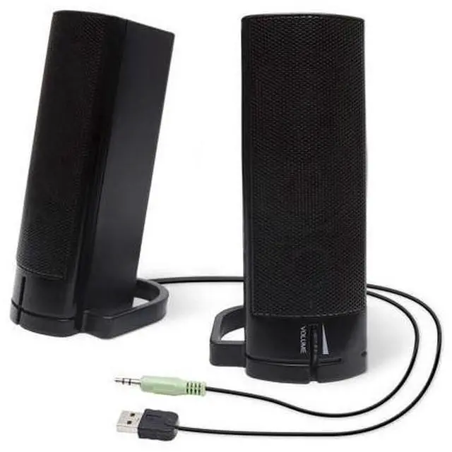Main image of PC USB Powered Monitor Speaker Sound Bar 3.5mm Audio Wired Soundbar Speaker Converts to Vertical Desktop Speaker CL-SPK20037