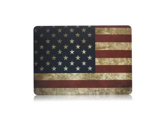 Alt view image 3 of 5 - UESWILL Matte Hard Case Compatible with MacBook Pro 15 inch with Touch Bar & USB-C 2016 2017 2018 2019 Release Model A1990 A1707, US Flag