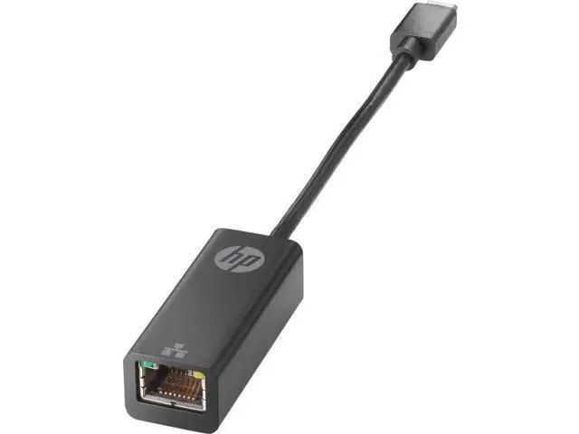 Alt view image 2 of 5 - HP Ethernet Adapter - USB Type C - 128 MB/s Data Transfer Rate - 1 - Twisted Pair - 1000Base-T - TAA Compliant